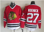 Chicago Blackhawks #27 Jeremy Roenick CCM Vintage Red Jersey