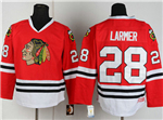 Chicago Blackhawks #28 Steve Larmer CCM Vintage Red Jersey