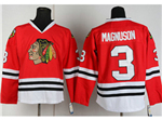 Chicago Blackhawks #3 Keith Magnuson CCM Vintage Red Jersey