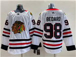 Chicago Blackhawks #98 Connor Bedard White Jersey