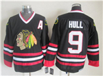 Chicago Blackhawks #9 Bobby Hull CCM Vintage Black Jersey