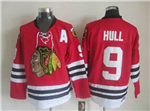 Chicago Blackhawks #9 Bobby Hull CCM Vintage Red Jersey