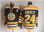 Boston Bruins #24 Terry O'Reilly Vintage CCM Black Jersey