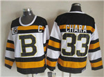 Boston Bruins #33 Zdeno Chara 1992 Vintage CCM 75th White Jersey