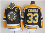 Boston Bruins #33 Zdeno Chara 2000's Vintage CCM Black Jersey