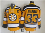 Boston Bruins #33 Zdeno Chara 2010 Winter Classic Vintage CCM Gold Jersey