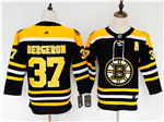 Boston Bruins #37 Patrice Bergeron Youth Black Jersey
