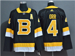 Boston Bruins #4 Bobby Orr 2019/20 Alternate Black Jersey
