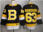 Boston Bruins #63 Brad Marchand 2019/20 Alternate Black Jersey