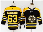 Boston Bruins #63 Brad Marchand Youth Black Jersey