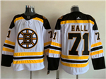 Boston Bruins #71 Taylor Hall White Jersey