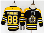 Boston Bruins #88 David Pastrnak Youth Black Jersey