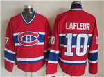 Montreal Canadiens #10 Guy Lafleur CCM Vintage Red Jersey