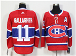 Montreal Canadiens #11 Brendan Gallagher Red Jersey