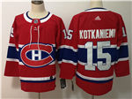 Montreal Canadiens #15 Jesperi Kotkaniemi Red Jersey