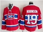 Montreal Canadiens #19 Larry Robinson CCM Vintage Red Jersey