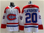 Montreal Canadiens #20 Juraj Slafkovsky White Jersey