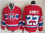 Montreal Canadiens #23 Bob Gainey CCM Vintage Red Jersey