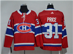 Montreal Canadiens #31 Carey Price Red Jersey