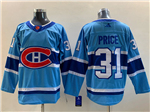 Montreal Canadiens #31 Carey Price Blue Reverse Retro 2.0 Jersey