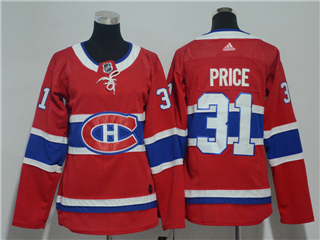 Montreal Canadiens #31 Carey Price Women's Red Jersey