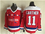 Washington Capitals #11 Mike Gartner 1980's Vintage CCM Red Jersey
