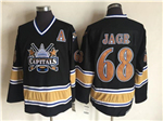Washington Capitals #68 Jaromir Jagr Vintage CCM Black Jersey