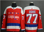 Washington Capitals #77 T.J. Oshie Red Alternate Jersey
