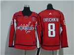 Washington Capitals #8 Alexander Ovechkin Youth Red Jersey