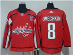 Washington Capitals #8 Alexander Ovechkin Red Jersey