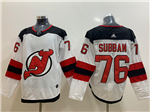 New Jersey Devils #76 P.K. Subban White Jersey
