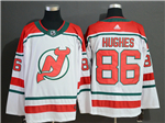New Jersey Devils #86 Jack Hughes Alternate White Jersey