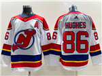New Jersey Devils #86 Jack Hughes White Reverse Retro 2.0 Jersey