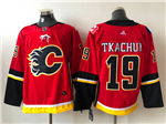 Calgary Flames #19 Matthew Tkachuk Home Red Jersey