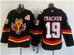 Calgary Flames #19 Matthew Tkachuk Black 2020/21 Reverse Retro Jersey