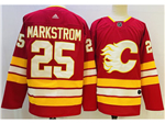 Calgary Flames #25 Jacob Markstrom Alternate Red Jersey