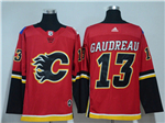 Calgary Flames #13 Johnny Gaudreau Home Red Jersey