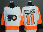 Philadelphia Flyers #11 Travis Konecny White Jersey