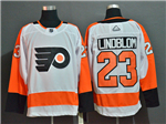 Philadelphia Flyers #23 Oskar Lindblom White Jersey