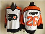 Philadelphia Flyers #26 Brian Propp CCM Vintage White Jersey
