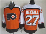 Philadelphia Flyers #27 Ron Hextall CCM Vintage Orange Jersey