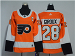 Philadelphia Flyers #28 Claude Giroux Women's Orange Jersey