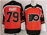Philadelphia Flyers #79 Carter Hart Orange 2020/21 Reverse Retro Jersey