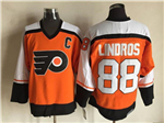 Philadelphia Flyers #88 Eric Lindros CCM Vintage Orange Jersey