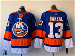 New York Islanders #13 Mathew Barzal Blue Jersey