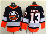 New York Islanders #13 Mathew Barzal Navy 2020/21 Reverse Retro Jersey
