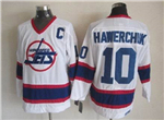 Winnipeg Jets #10 Dale Hawerchuk 1992 CCM Vintage White Jersey