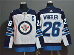 Winnipeg Jets #26 Blake Wheeler White Jersey