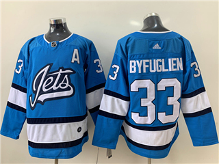 Winnipeg Jets #33 Dustin Byfuglien Alternate Blue Jersey