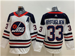 Winnipeg Jets #33 Dustin Byfuglien White Heritage Jersey